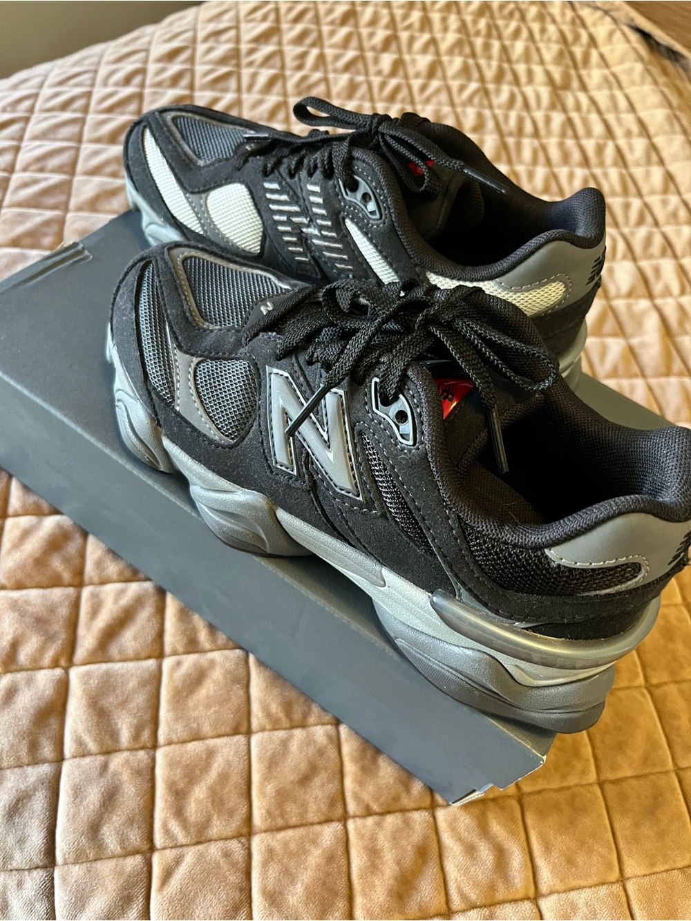 New Balance Black and Gray Men's Athletic Sneakers